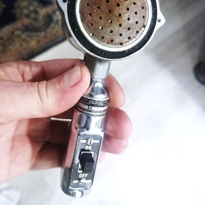 Vintage 1940's Astatic N-80S Crystal microphone High Z w Switchcraft 339A XLR cable adapter 10C 10D image 3