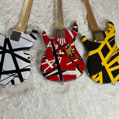 Eddie Van Halen Mini 30" Playable Guitar Set - Custom Built One Of A Kind Set - Great For Playing/Travel/Display image 15