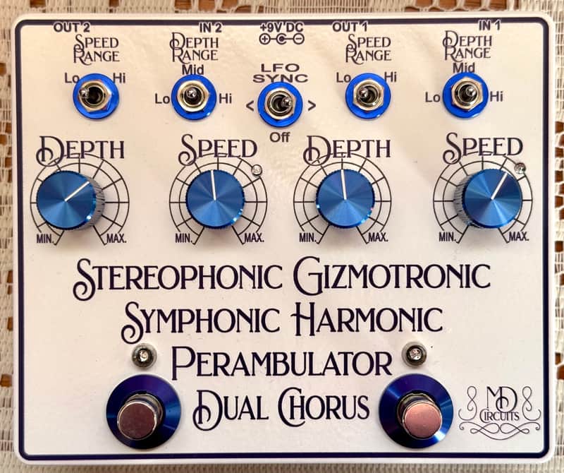 Dual/Stereo Chorus (Small Clone clones) 2023 - White - 1590X image 1