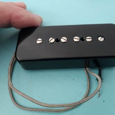 Gibson P-90 Soapbar Pickup Neck Position/ Low Wind - Black image 7