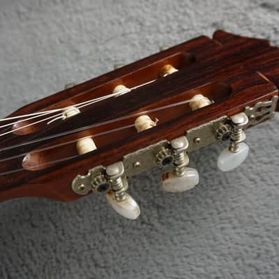 Morris M-20 Classical Guitar – Made in Japan – Vintage MIJ Nylon – w/ Hard Case - Fair image 8