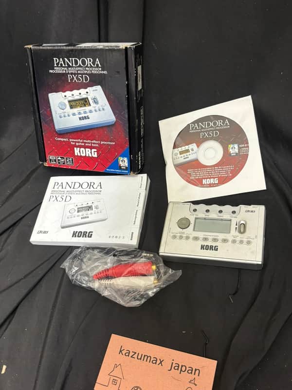 Korg Pandora PX5D Personal Multi Effect Processor with Box Manual CD Cable Untested image 1