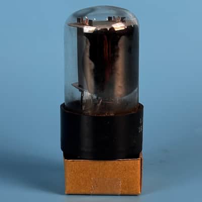 1964 General Electric 6SN7GT Vintage Grey Plated Vacuum Tube! Tests Good! T579 image 3