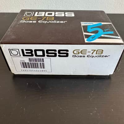 Boss GE-7B Bass Equalizer (1987) - Black Label - Made in Japan - Excellent ! image 13