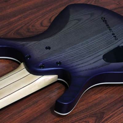 Halo Custom Guitars Octavia 10 String Multi-Scale Fanned Fret Lace X-Bar 5.0 Single Saddle Bridge image 4