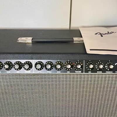 Fender Twin-Amp 2-Channel 100-Watt 2x12" Guitar Combo 2001 - 2010 - Black w/Foot Switch image 2