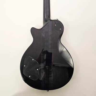Agile AL-3200MCC 12 String Electric Guitar Solid Body Arch top with Multi-Radius Black Flame image 3