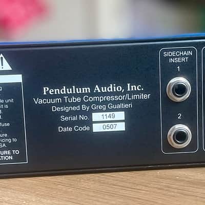 Pendulum Audio OCL-2 2-Channel Tube Electro-Optical Compressor / Limiter 2010s - Blue image 2