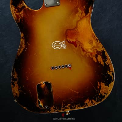 Fender Telecaster Nashville Deluxe Series Copper Gold with Gold Leaf ONE-OF-A-KIND Heavy Aged Relic image 8