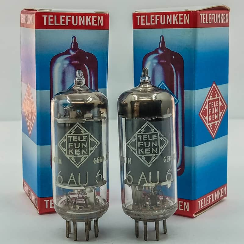 MATCHED PAIR TELEFUNKEN 6AU6/EF94/HICKOCK TESTED NOS image 1