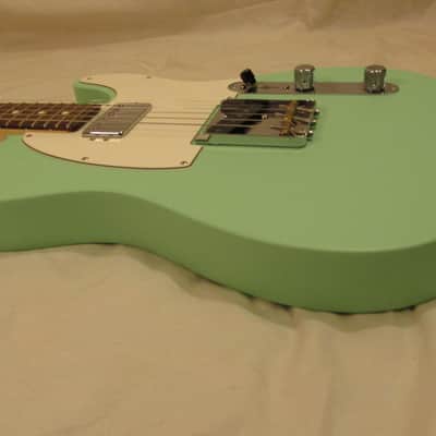 Fender American Performer Telecaster Hum with Rosewood Fretboard 2019 Satin Surf Green W/ Matching Hardcase Excellent image 15