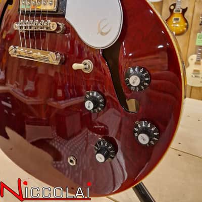 Epiphone Noel Gallagher Riviera, Dark Wine Red image 5