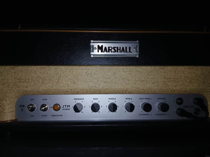 Marshall Studio JTM ST20H "MK II" 20-Watt Guitar Amp Head 2023 - Present - Black image 1