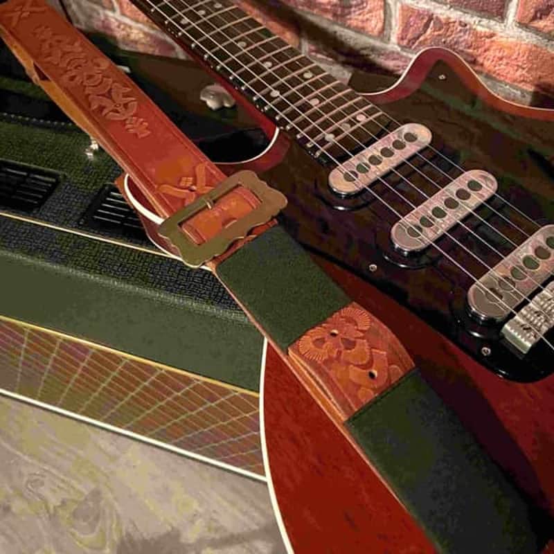 Right On Straps BM Bohemian Replica Brian May Strap Leather image 1