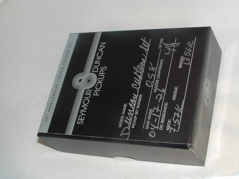 Seymour Duncan 50th Anniversary Limited Edition Duncan Custom Set (Black) Set #058 image 1