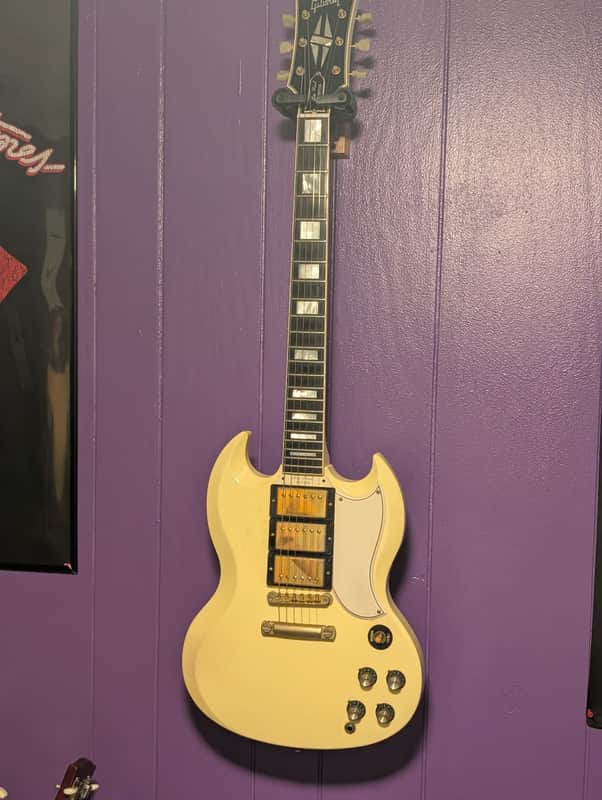 Gibson Custom Shop '61 Les Paul SG Standard Reissue 2012 - VOS White image 1