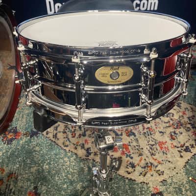 Pearl - 5x14" STH1450S SensiTone Custom Alloy Tube Lug Steel Snare Drum 2000s image 3