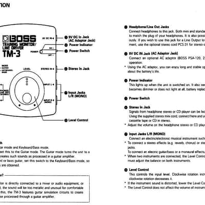 Boss TM-3 Training Monitor & Line Driver image 6