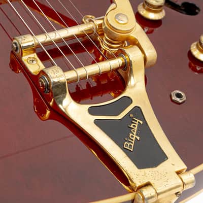 Epiphone Riviera Custom P93 Semi-Hollow Electric Guitar Wine Red w/ Bigsby P90s Bild 14