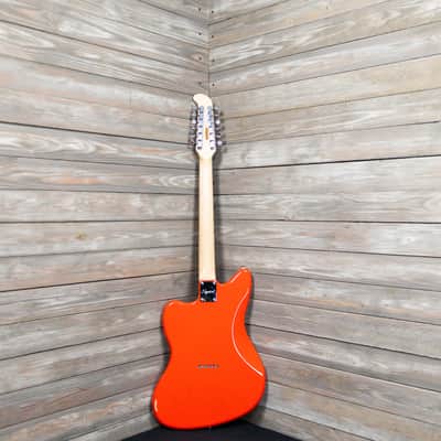 Squier by Fender FSR Paranormal Jazzmaster XII 12-String Electric - Fiesta Red (0596-SR) image 6