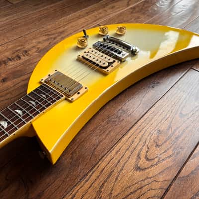 1982 Kawai Moonsault MS-700 Electric Guitar Harvest Banana MIJ Japan image 8