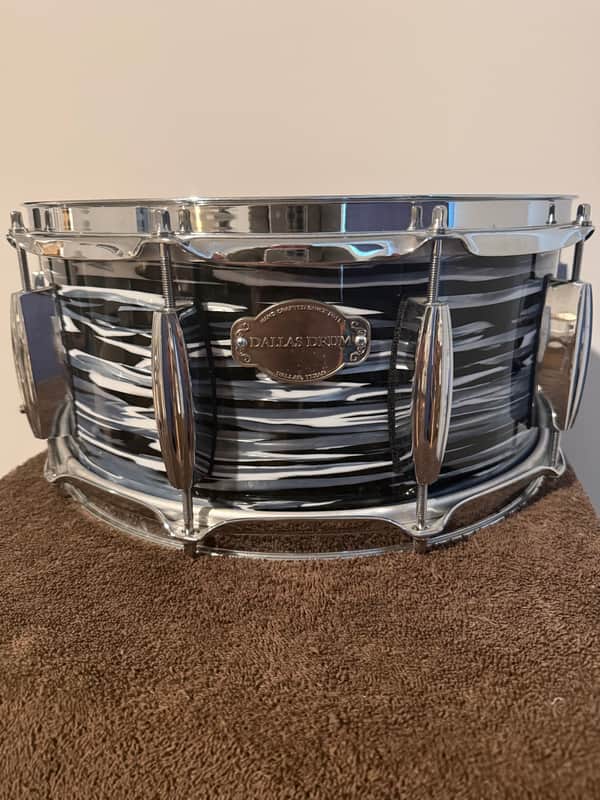 Dallas Drum 14x6.5 Maple Snare - Black Oyster image 1