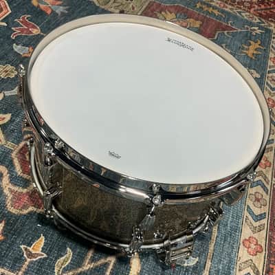 Slingerland Radio King Solid Maple Snare Drum - 7 inches x 14 inches, Gold Glass image 10
