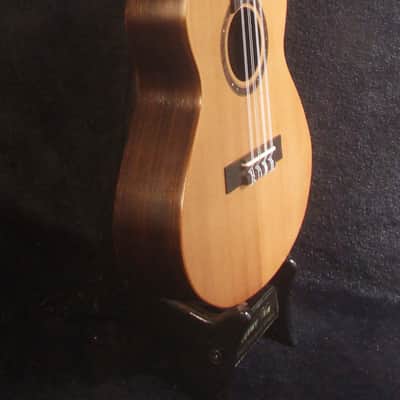 Gift for Musician - Handmade 8 String Baritone Ukulele, Solid Spruce, Indian Rosewood, Mop Inlay, Soft-bag, Bruce Wei UG19-2347 image 6
