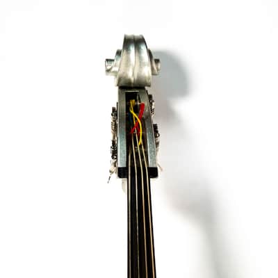 Silver Sparkle Upright Bass Owned by Brian Setzer image 3