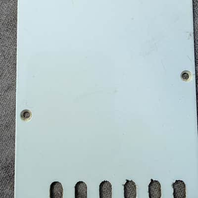 FENDER STRATOCASTER CAVITY COVER 1970s - WHITE ORIGINAL *CLEAN* image 2