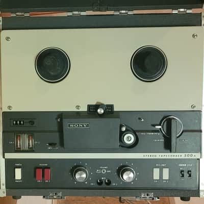 Sony TC 500a Tapecorder tube reel to reel 1/4" 2 speed recorder. 70's image 2
