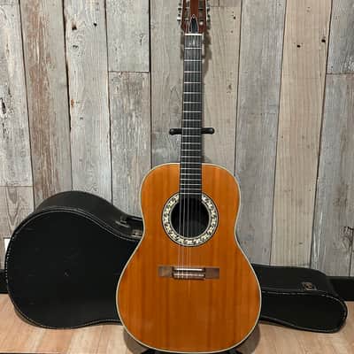 Rare Vintage 1970's Ovation USA 1124-4 Balladeer Acoustic Classical Guitar, image 18