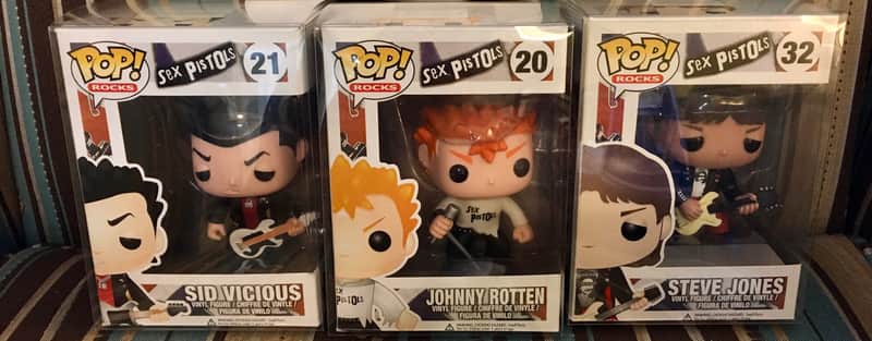 Funko POP Sex Pistols Set Johnny Rotten, Sid Vicious and Steve Jones Rare image 1