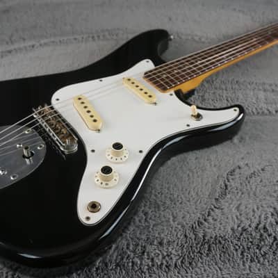 Guyatone LG-23 Japan Electric Guitar Black image 4