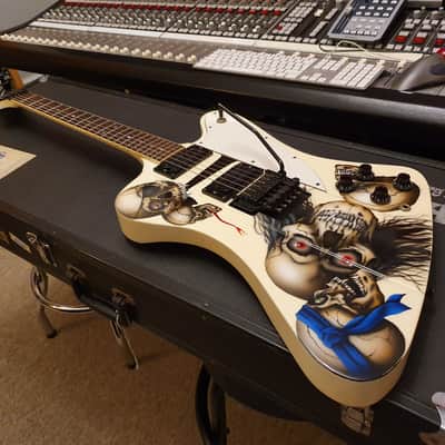 ESP Custom Shop Celebrity Artist Owned by Iron Maiden with Tour Flight Case + COA! Phoenix Firebird image 9