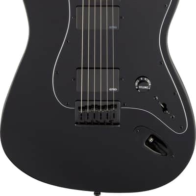 Fender Jim Root Stratocaster Electric Guitar Ebony FB, Flat Black image 1