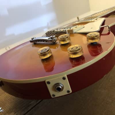 Aria Pro II Vintage Bolt-On Les Paul Copy Singlecut Cherry Sunburst c. 1990s image 7