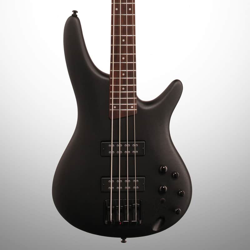 Ibanez SR300E Electric Bass, Weathered Black image 1