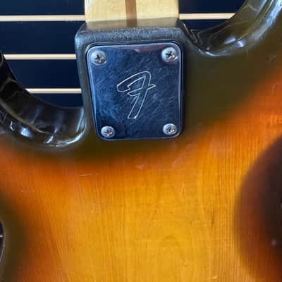 Fender Precision Bass with Rosewood Fretboard 1979-1980 Sunburst image 5