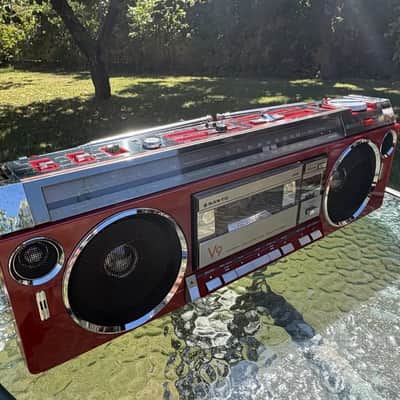 Sanyo MR-V9 Rare Vintage Boombox Serviced Working Stereo Cassette Warranty image 23