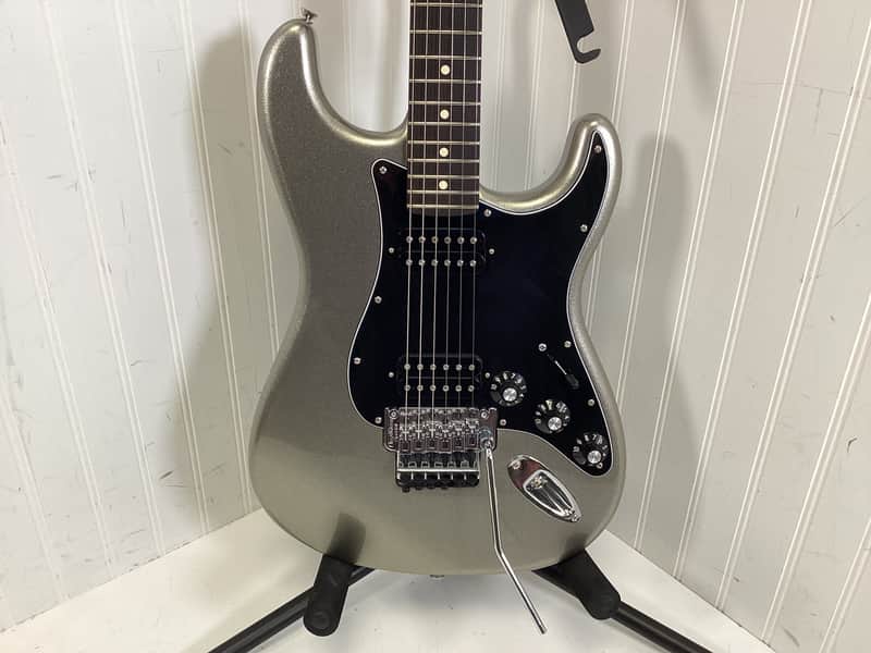 Fender Blacktop Floyd Rose Stratocaster 2011 - Silver Bild 1