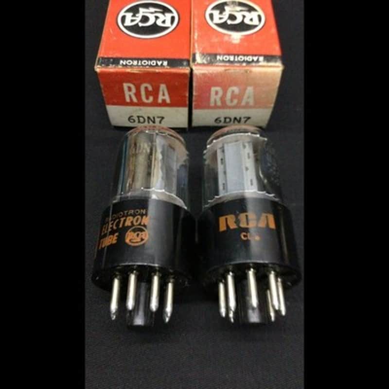 NOS NIB PAIR RCA 6DN7 Vintage Audio Radio Vacuum Tubes TESTED D.9589 image 1
