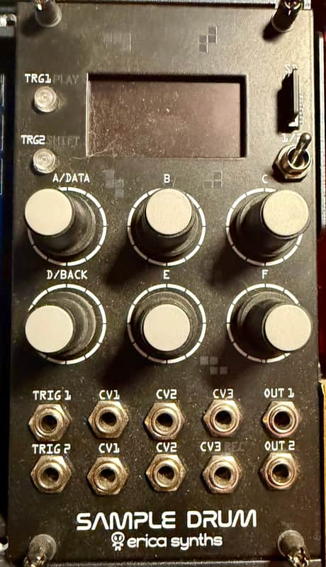 Erica Synths Sample Drum 2014 - Present - Black image 1