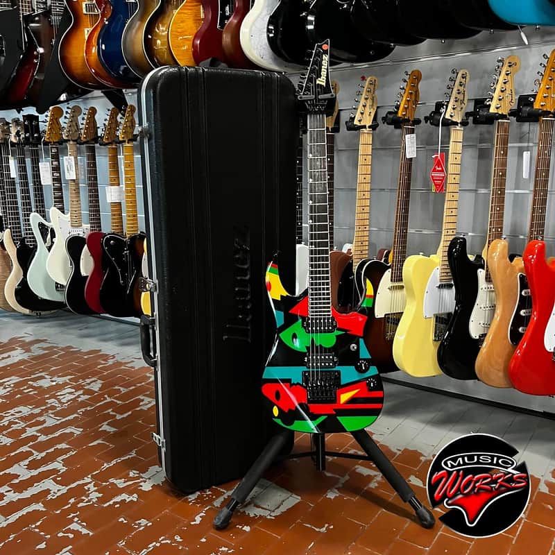 Ibanez JPM100 P1 John Petrucci Signature - Picasso Graphic w/ Hardshell Case image 1