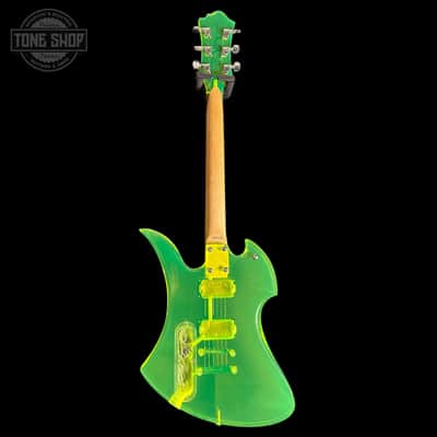 Used BC Rich Mockingbird Trans Green Acrylic w/case TSS7192 image 5