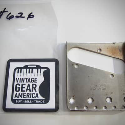 Fender Telecaster Bridge Reproduction Circa-1990s-Chrome image 1