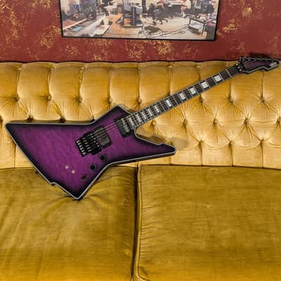 Schecter E-1 FR S Sustainiac 2024 - Trans Purple Burst image 2