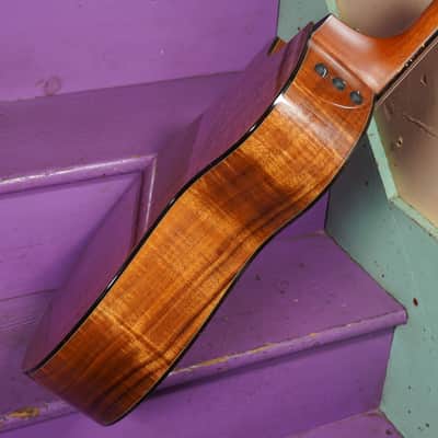 2006 Taylor K14ce Koa Jumbo Cutaway Guitar (VIDEO! Fresh Work, Ready) image 17