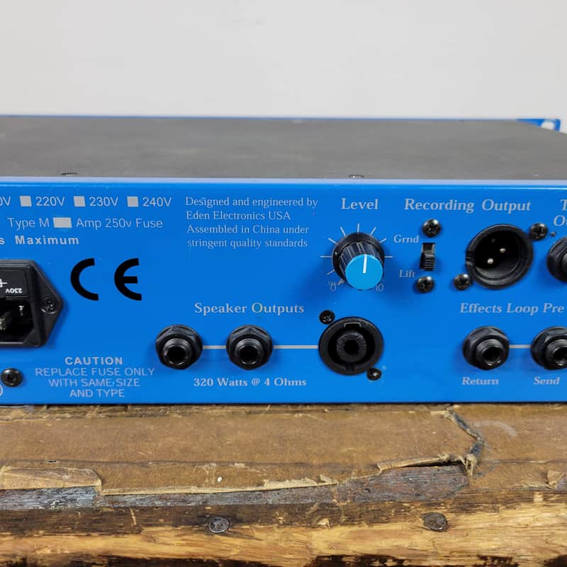 Eden Nemesis NA-320 Bass Amp - Blue | Reverb