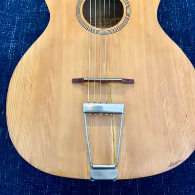 Vintage 1950s/60s Estudiantina Parlour Guitar – Made in Catania, Italy – Punchy Vintage Tone image 1